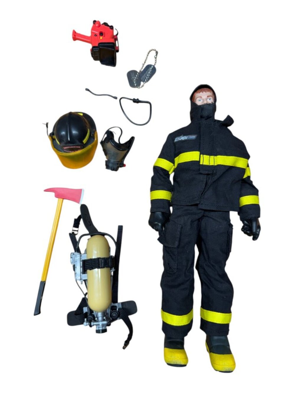 G.I. Joe Classic 12" Firefighter Figure + BONUS!!!Huge Accessory & Weapon Bundle